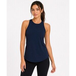 Lululemon Final Lap Tank Luxtreme Midnight Blue Racerback SIze 8 W1AHZS